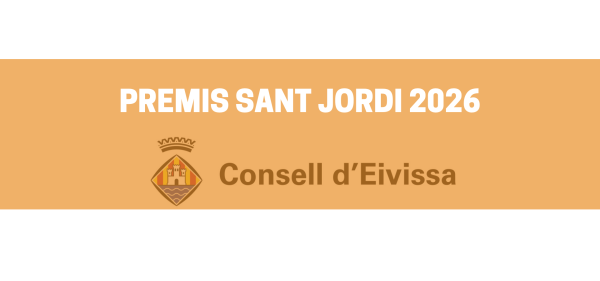 Abierto el plazo para participar en los Premios literarios Sant Jordi y de puntos de libro organizados por el Consell d'Eivissa