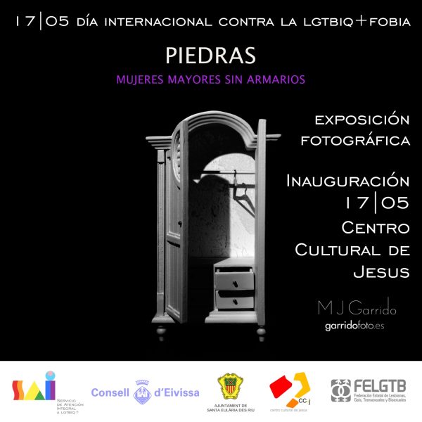 Inauguración de la exposición ‘Piedras: mujeres mayores sin armarios’