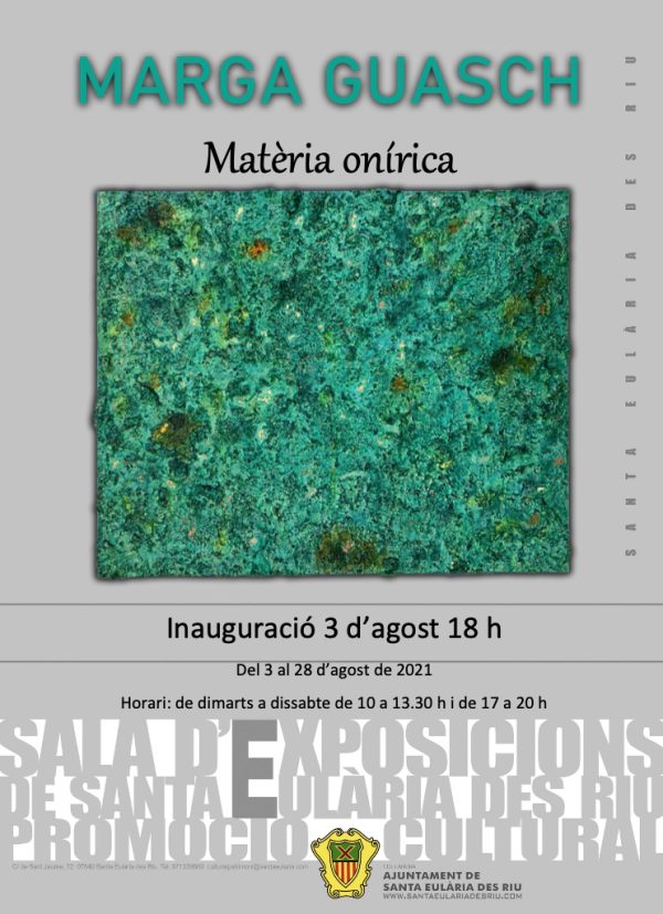 Inauguración de la exposición de Marga Guasch: Materia onírica