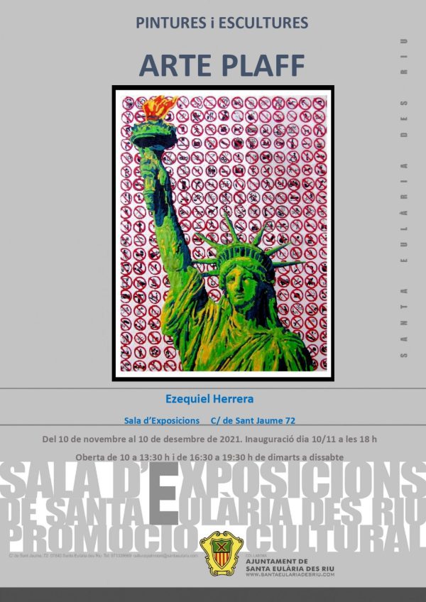 Inauguración de la exposición 'Arte Plaff' de Ezequiel Herrera
