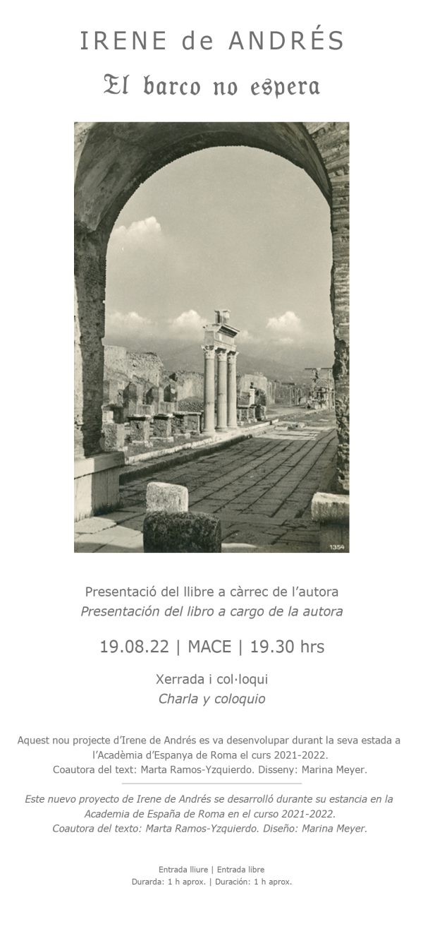 Presentación del libro 'El barco no espera'