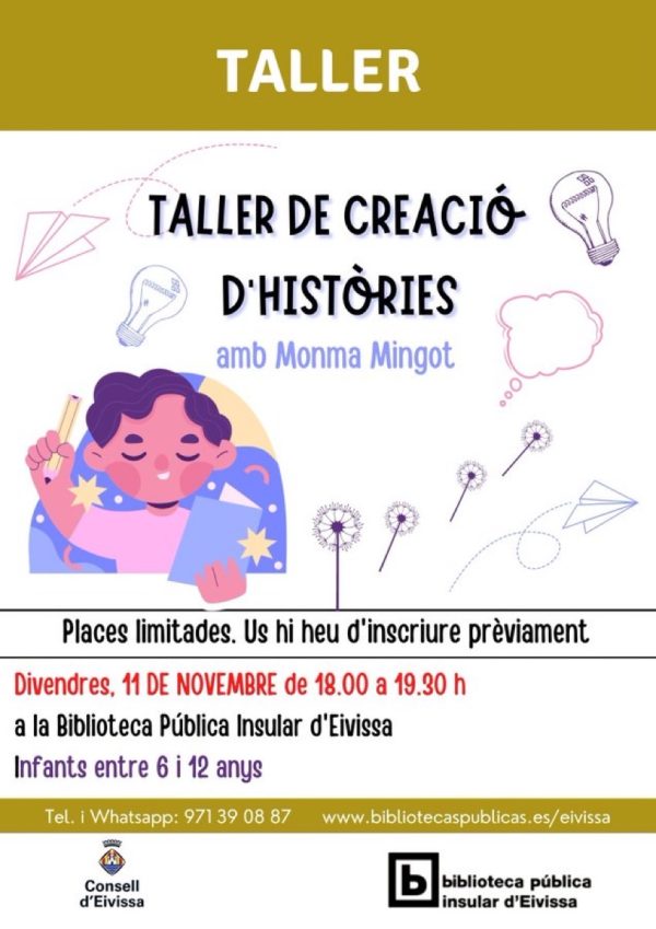 Taller de creación de historias con Monma Mingot