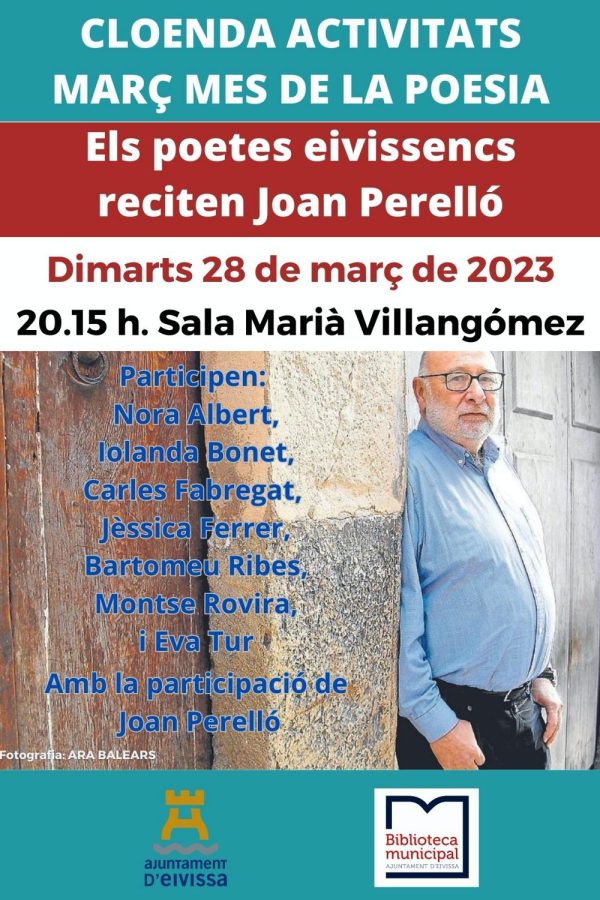 Recital poético homenaje a Joan Perelló.