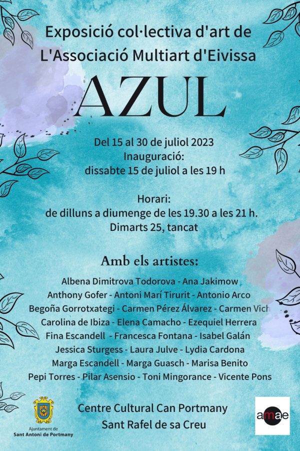 Exposición colectiva de arte: "AZUL"
