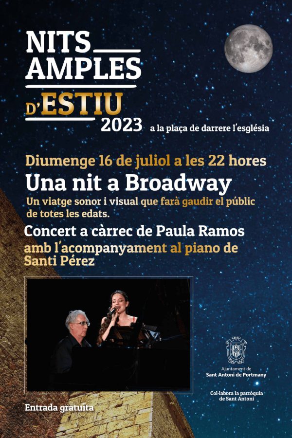 Nits Amples d'Estiu 2023: "Una nit a Broadway"