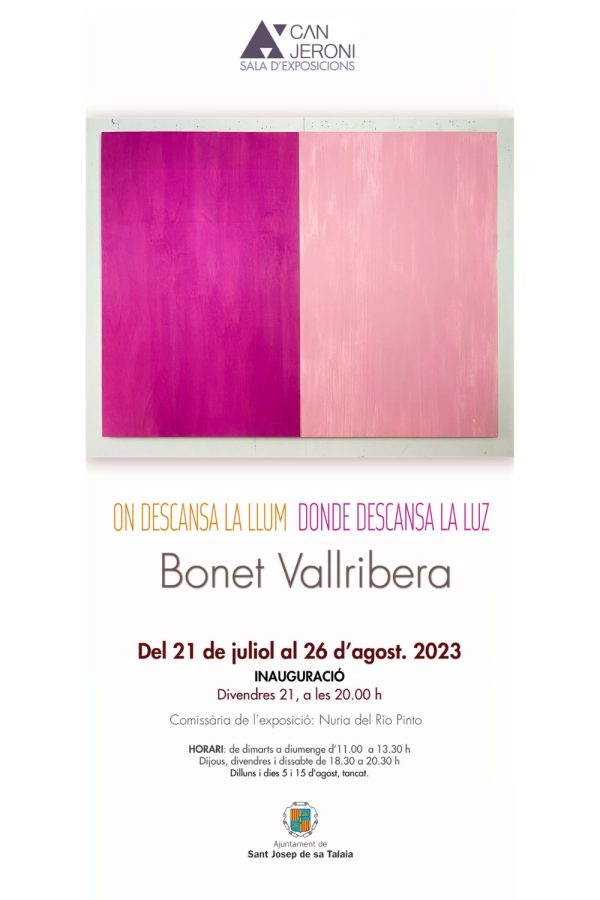 Exposición: "On descansa la llum" de Bonet Vallribera