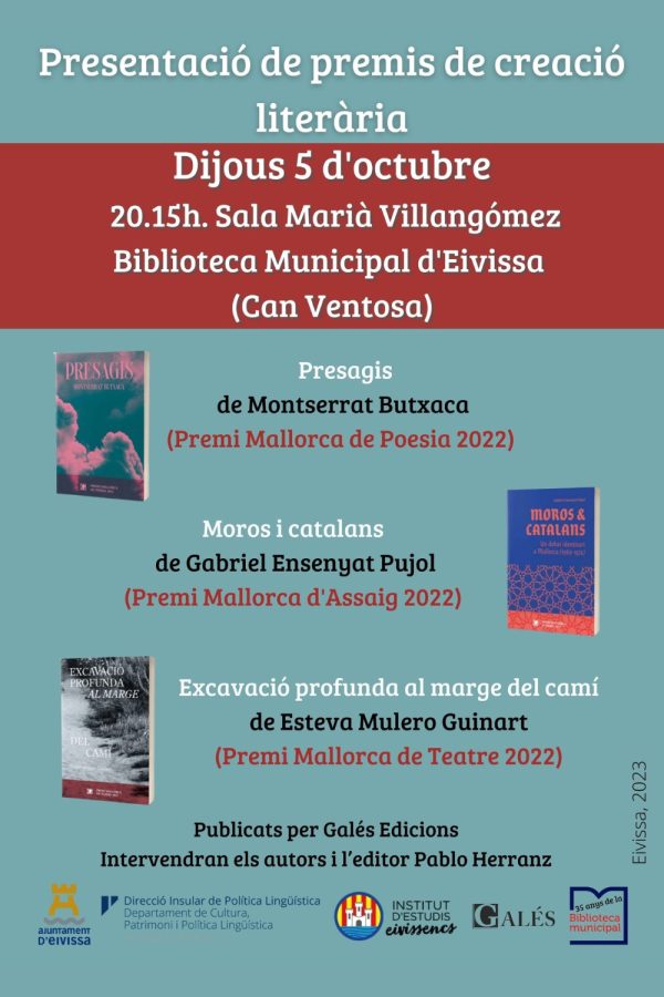 Presentación de premios de creación literaria
