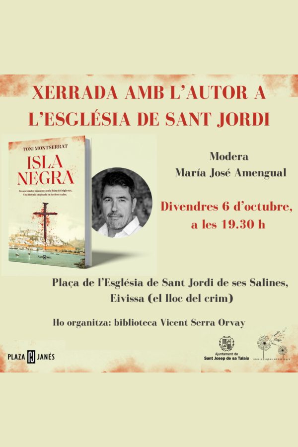 Charla con el autor en la iglesia de Sant Jordi
