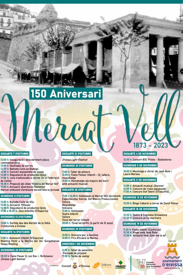 150 aniversario del Mercat Vell d'Eivissa (Ver programación) 