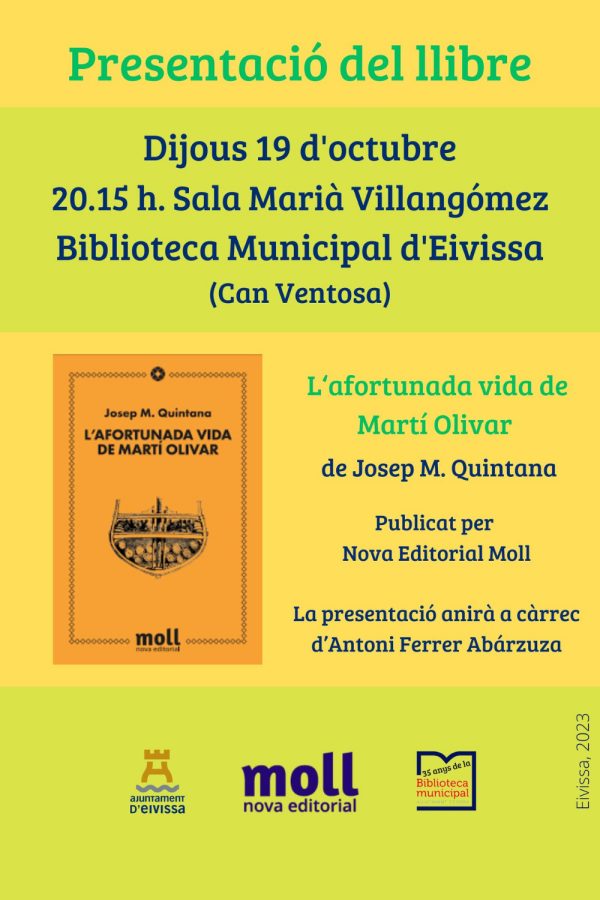 Presentación del libro: 'L'afortunada vida de Martí Olivar'