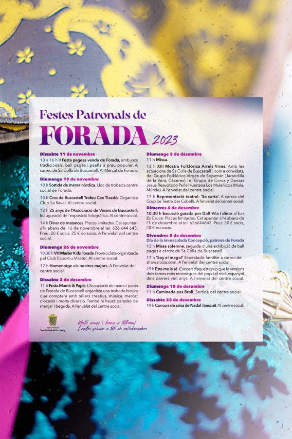 Fiestas Patronales de Forada 2023 (Ver programación)