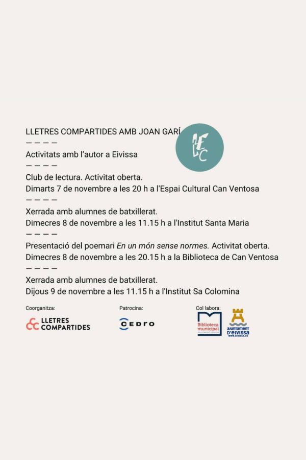 Letras compartidas con Joan Marí