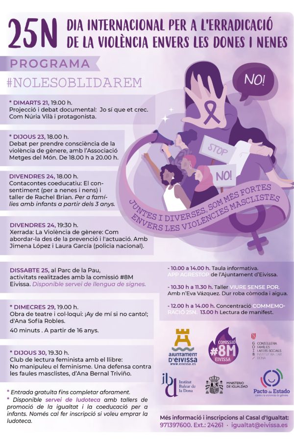 Día Internacional de la eliminación de la violencia contra la mujer y niñas