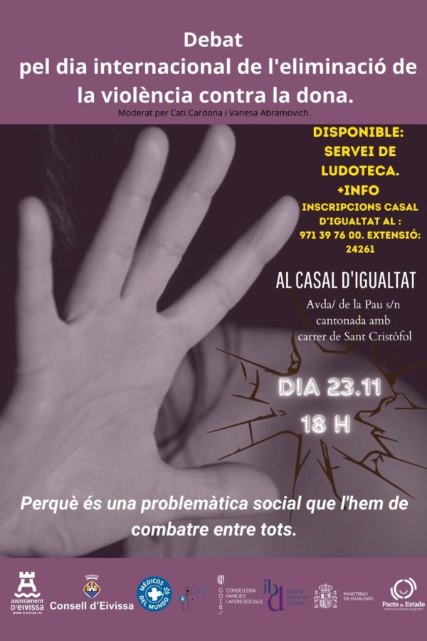 Debate por el día internacional de la eliminación de la violencia contra la mujer.