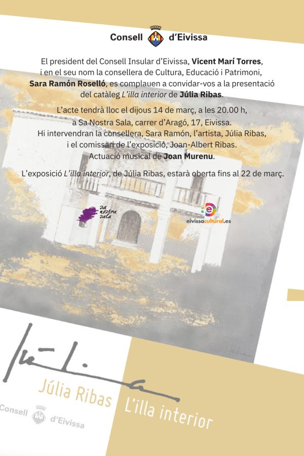 Presentación del catálogo "L’illa interior" de Júlia Ribas.