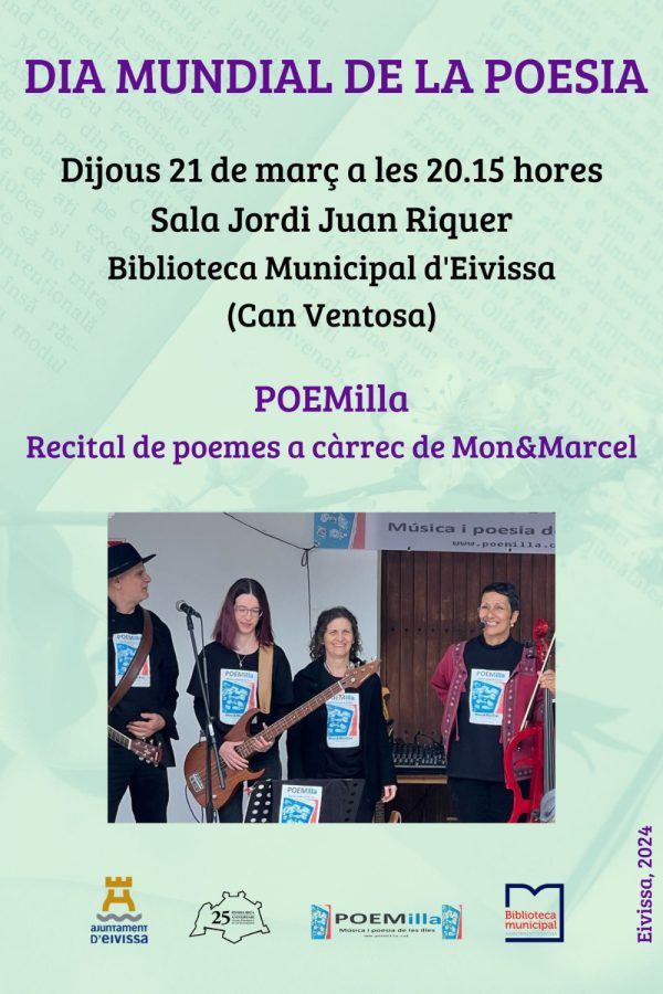 Día Mundial de la Poesía: 'POEMilla'