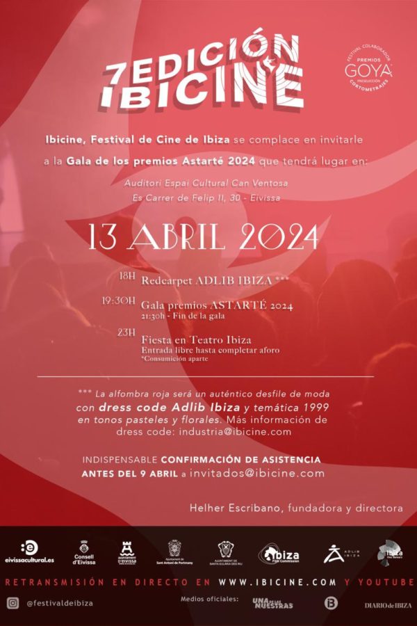 7ª Edición de Ibicine, Festival de Cine de Ibiza