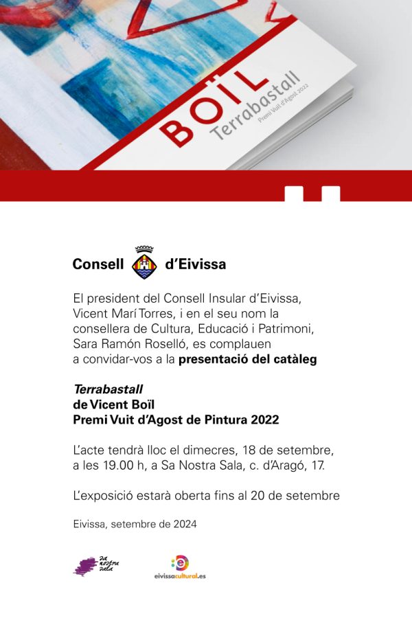 Presentación del catálogo: Terrabastall de Vicent Boïl