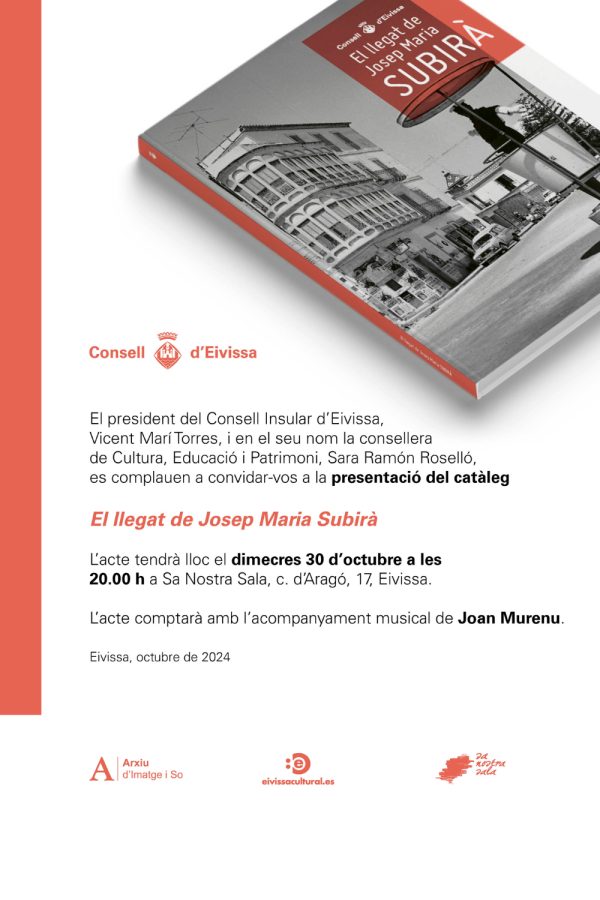 Presentación del catálogo 'El llegat de Josep Maria Subirà'