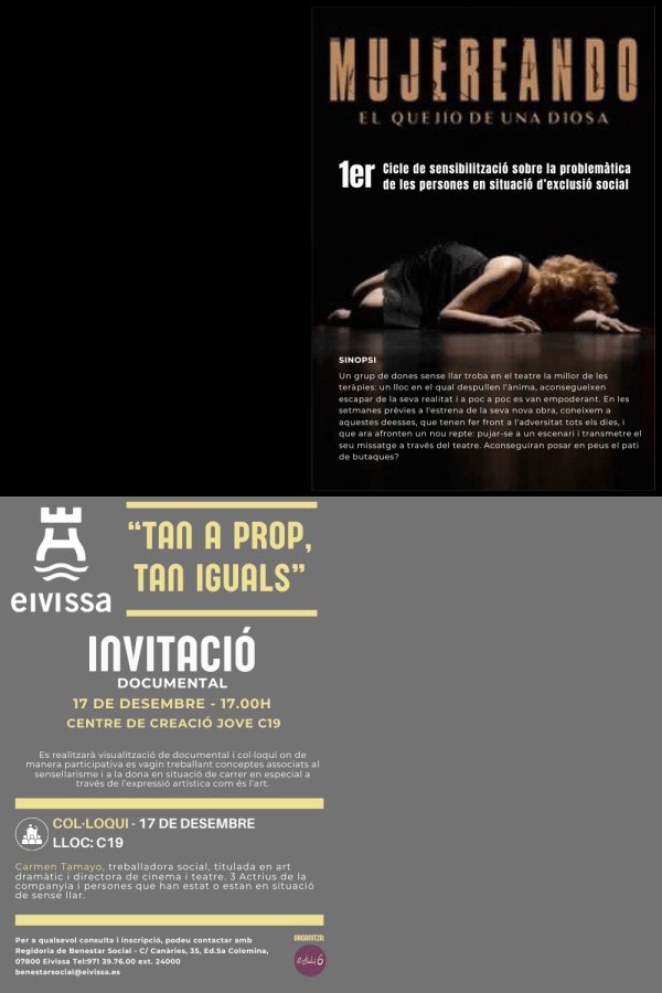 "Tan a prop, tan iguals" - Documental i coloquio