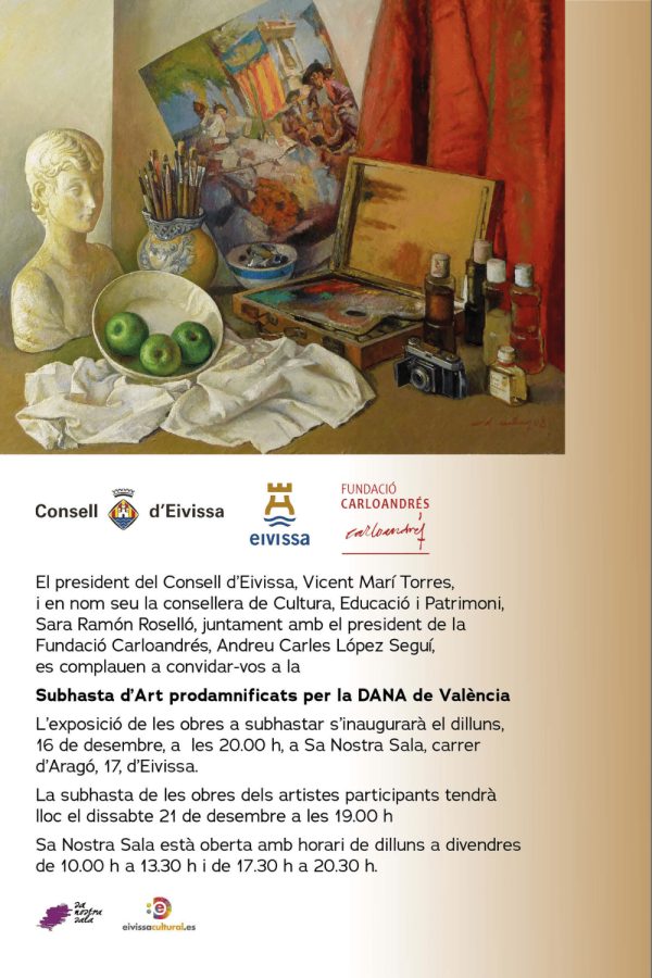Subasta de Arte prodamnificados por la DANA de Valencia