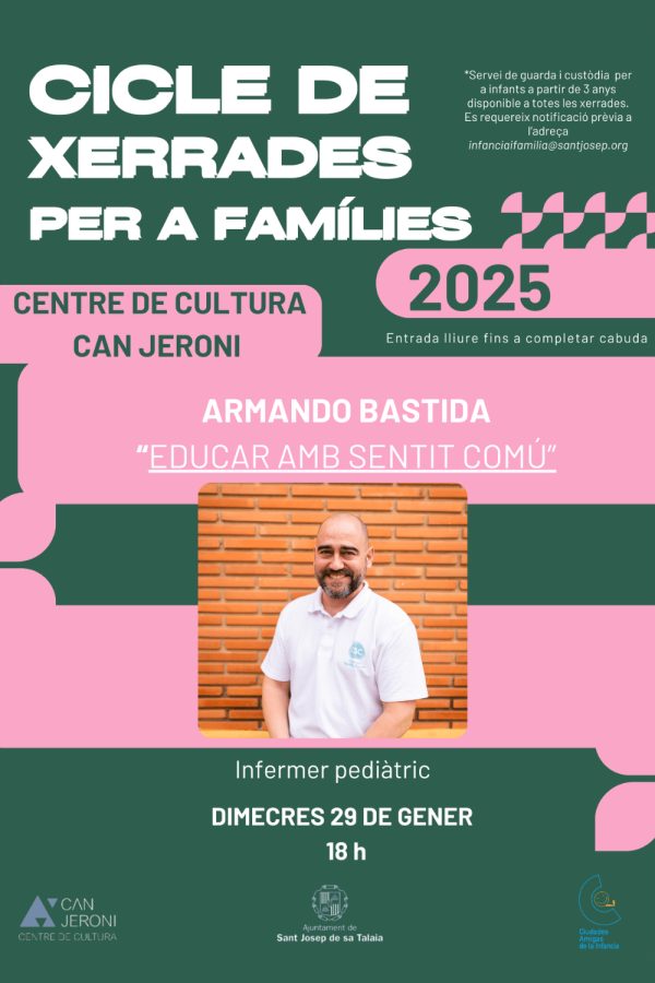 Ciclo de charlas para familias 2025: 'Educar amb sentit comú'