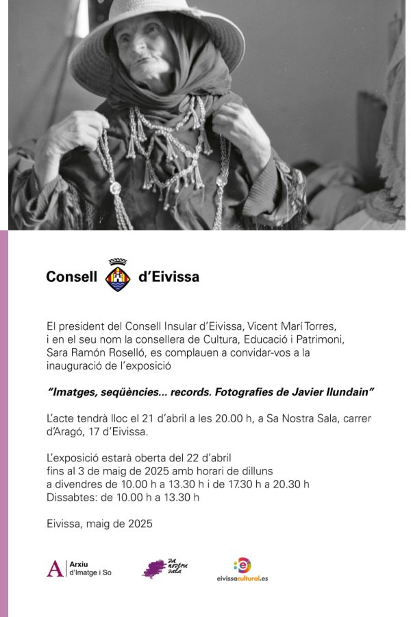 Exposición: "Imatges, seqüències...records. Fotografies de Javier Ilundain"