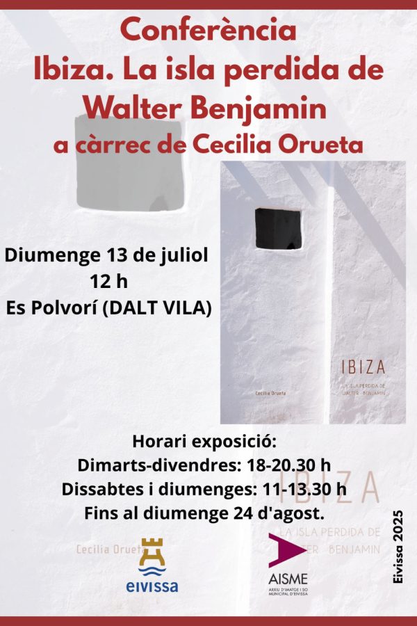 Conferencia: "Ibiza. La Isla perdida de Walter Benjamin"