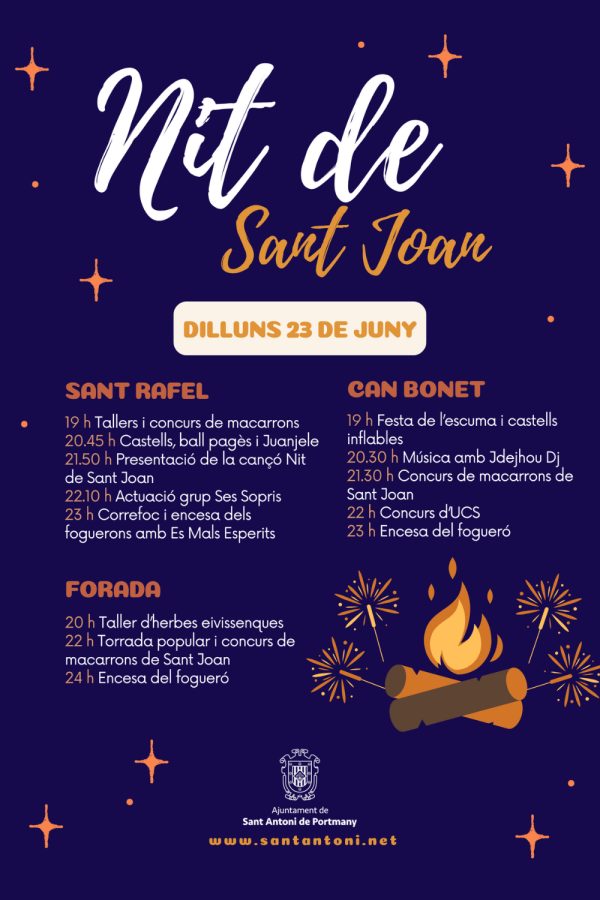 Nit de Sant Joan a Sant Antoni 2025