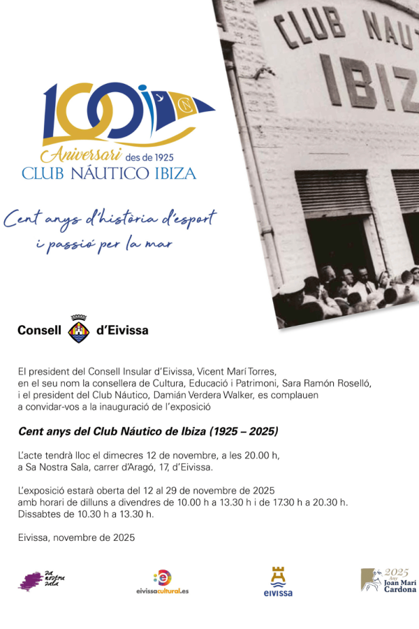 Exposición: "Cent anys del Club Náutico de Ibiza (1925 - 2025)"