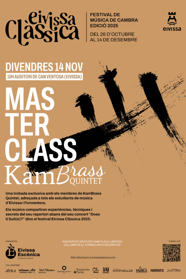 Festival de Música de Cambra 2025: Masterclass KamBras Quintet