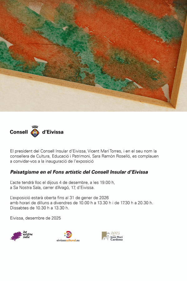 Exposición: "Paisatgisme en el Fons artístic del Consell Insular d'Eivissa"