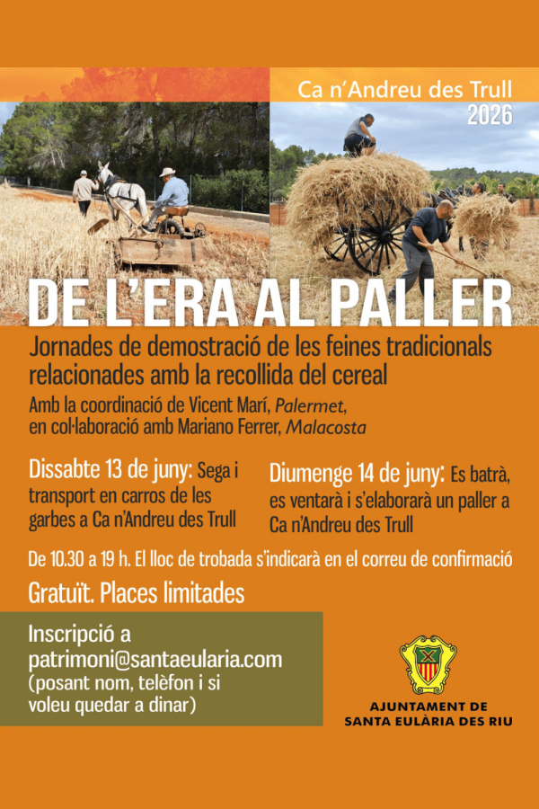 Jornadas de demostración de los trabajos tradicionales relacionadas con la recogida del cereal