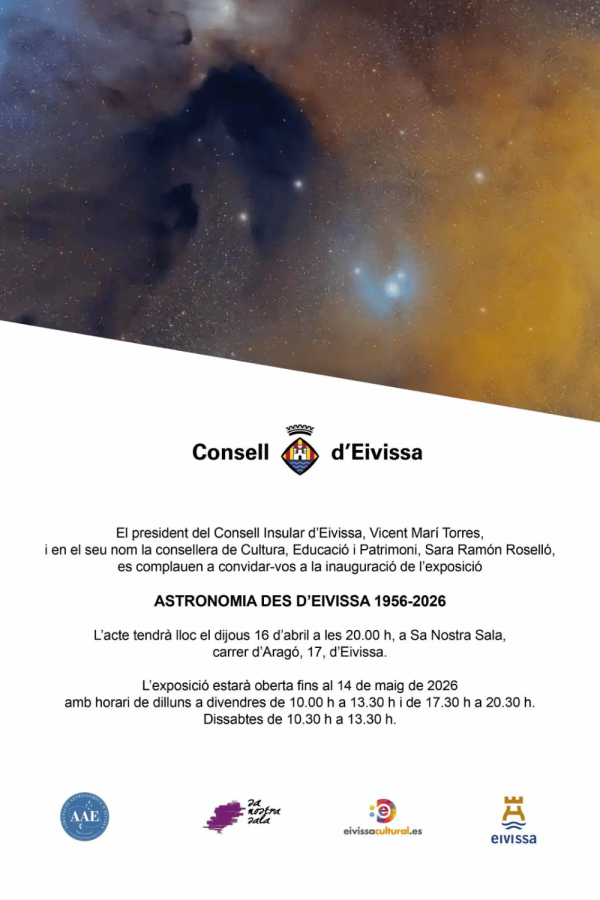 Exposición: "Astronomia des d'Eivissa 1956-2026"