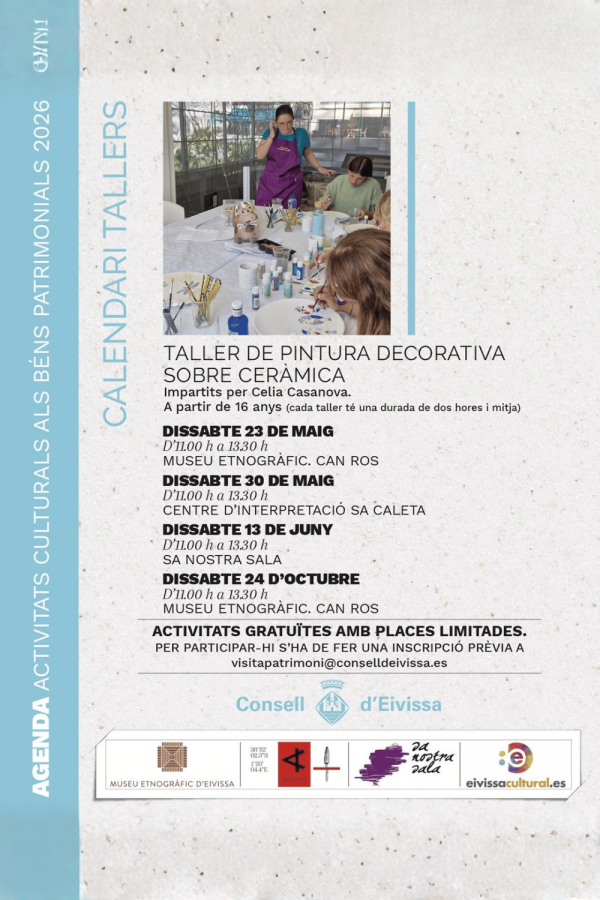 Taller de Pintura Decorativa sobre Cerámica
