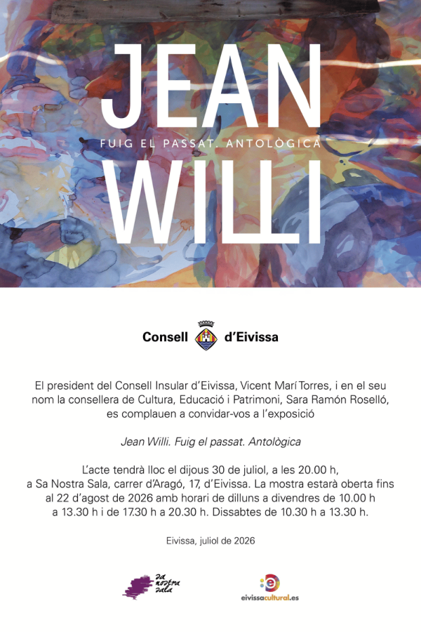 Exposición: Jean Willi. "Fuig el passat. Antològica"
