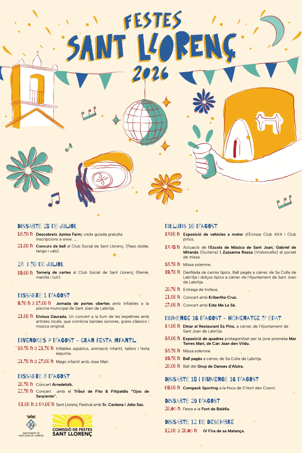 Fiestas de Sant Llorenç 2026